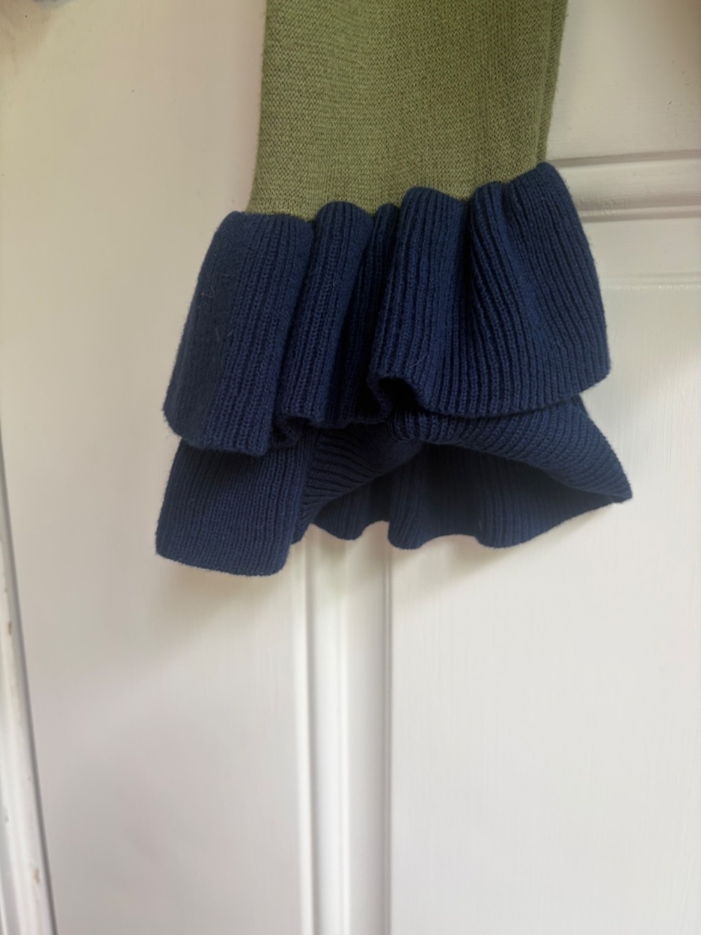 NWOT, OxKnit Owl Sweater w/ Flutter Cuffs, Small - Picture 4 of 4